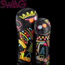 SWAG スワッグ エクリプス ネオン ブラックジャック カバー セット(FW,HB×各1) カバー フェアウェイウッド用+ユーティリティ用ヘッドカバー