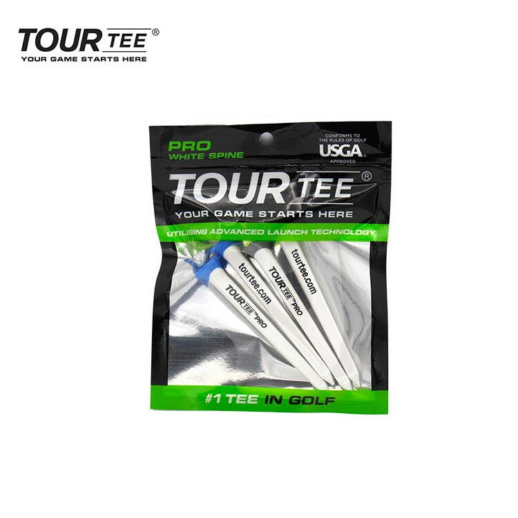 【クロネコゆうパケット対応】TOUR TEE PRO WHITE ツアーティー プロ ホワイト　USGA、R＆Aルール適合 ..