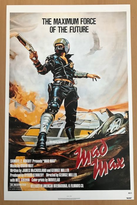 輸入 小型ポスター写真 マッドマックス メルギブソン Mad Max Mel Gibson 約43.5x28cm