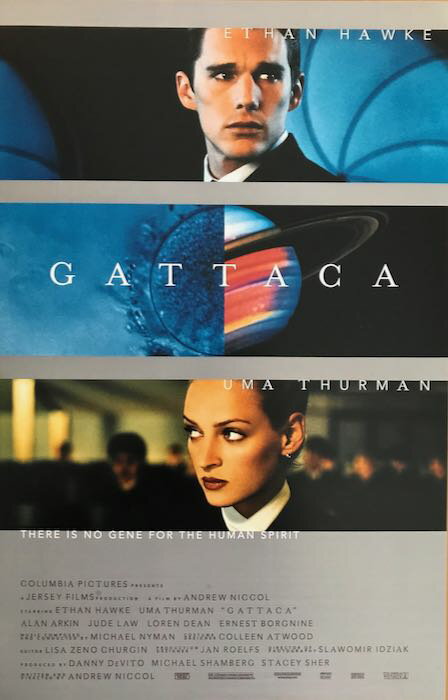 輸入 小型ポスター写真 米国板 ガタカ Gattaca イーサンホーク ユマサーマン　約43.5x28cm