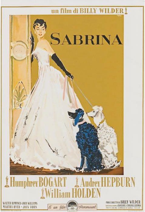 (ほぼA4サイズ) ミニポスター写真 イタリア版 麗しのサブリナ Sabrina オードリーヘップバーン 映画 写真 輸入品 8x12インチサイズ 約20.3x30.5cm. 1