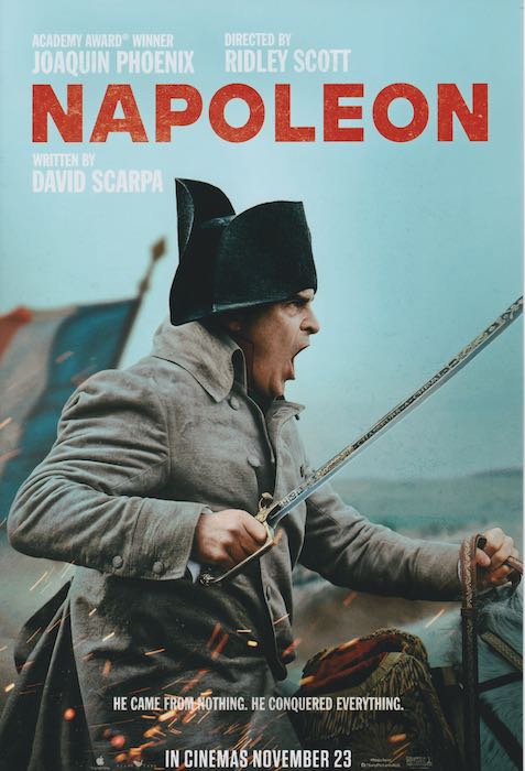 輸入 小型ポスター写真 米国版 ナポレオン NAPOLEON ホアキンフェニックス Joaquin Phoenix 約43.5x28cm