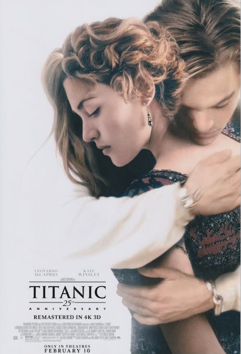 輸入 小型ポスター写真 米国版 タイタニック レオナルドディカプリオ ケイトウィンスレット Titanic 約43x28cm