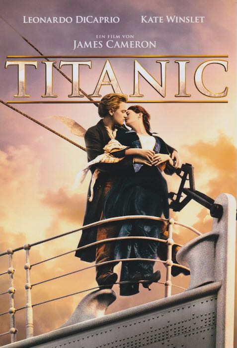 輸入 小型ポスター写真 米国版 タイタニック レオナルドディカプリオ ケイトウィンスレット Titanic 約43x28cm