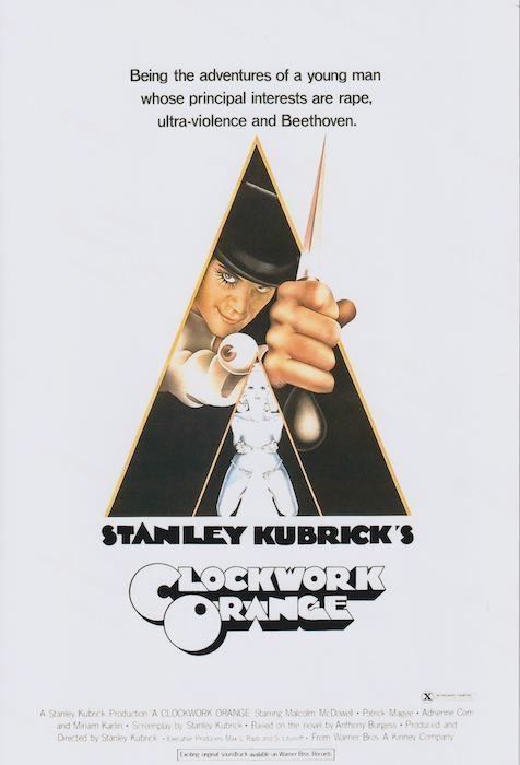 ほぼA4サイズ ミニポスター写真 米国版 時計じかけのオレンジ　スタンリーキューブリック　A Clockwork Orange　約30.4x20.2cm tempo-k0064