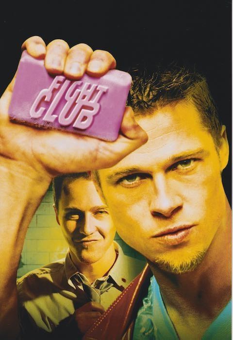 (ほぼA4サイズ) ファイトクラブ　ブラッドピット　Fight Club 映画 写真 輸入品 約20.3x30.5cm　s0074