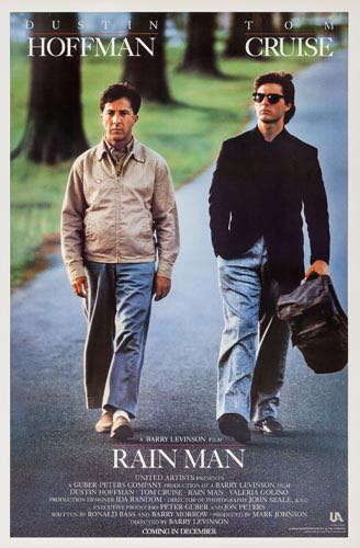 輸入 小型ポスター写真 米国版 レインマン Rain Man ダスティンホフマン トムクルーズ 約43.5x28cm