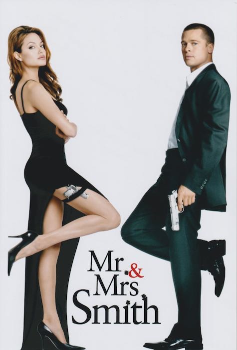 (ほぼA4サイズ) Mr. Mrs. スミス ブラッドピット アンジェリーナジョリー 映画 写真 輸入品 8x12インチサイズ 約20.3x30.5cm.