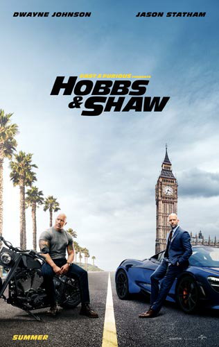 輸入 小型ポスター写真 米国版 ワイルドスピード/スーパーコンボ Fast & Furious Presents: Hobbs & Shaw ジェイソンステイサム Jason Statham 約43.5x28cm