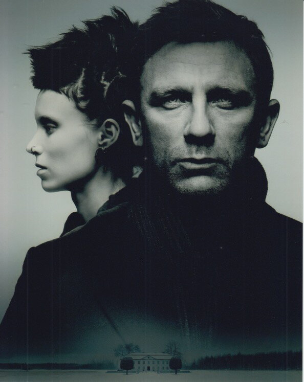 hS^gD[̏ _jGNCO [j[}[ The Girl with the Dragon Tattoo f ʐ^ Ai 8x10C`TCY 20.3x25.4cm.