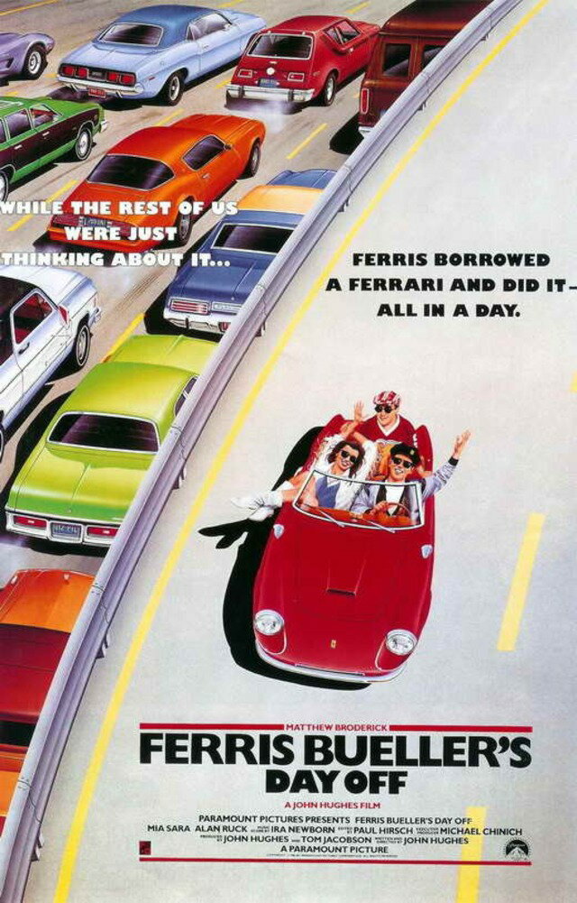 輸入 小ポスター 米国版 「フェリスはある朝突然に」Ferris Bueller's Day Off マシューブロデリック 6467 約43x28cm