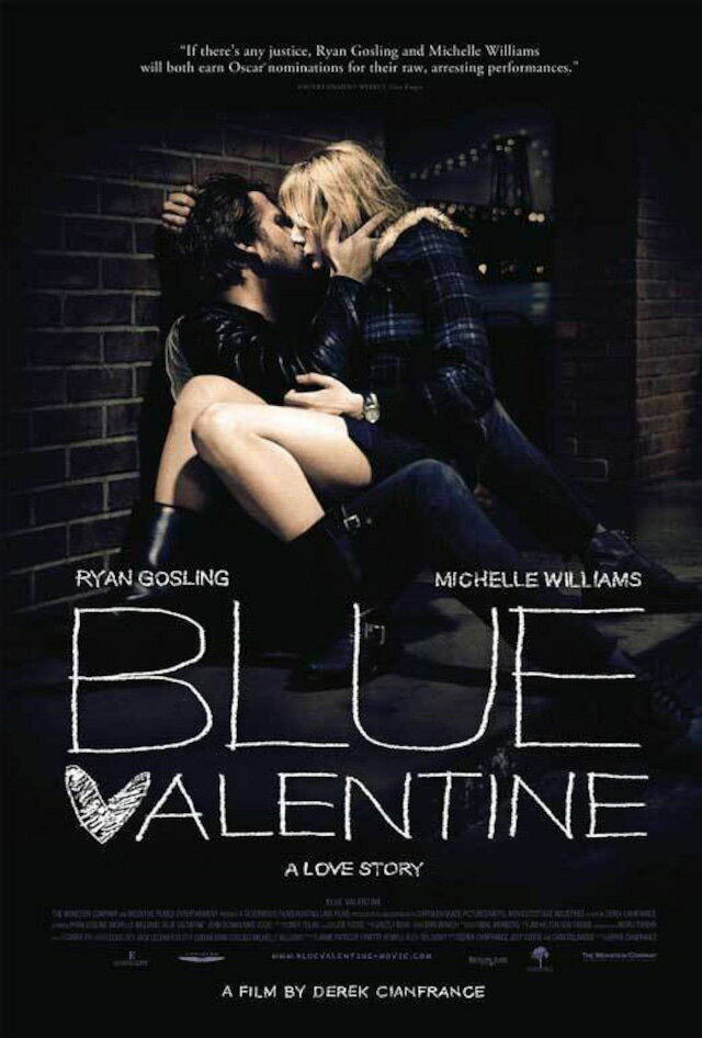 輸入 小ポスター 米国版 ブルーバレンタイン ライアンゴズリング ミシェルウィリアムズ、Blue Valentine 約43x28cm