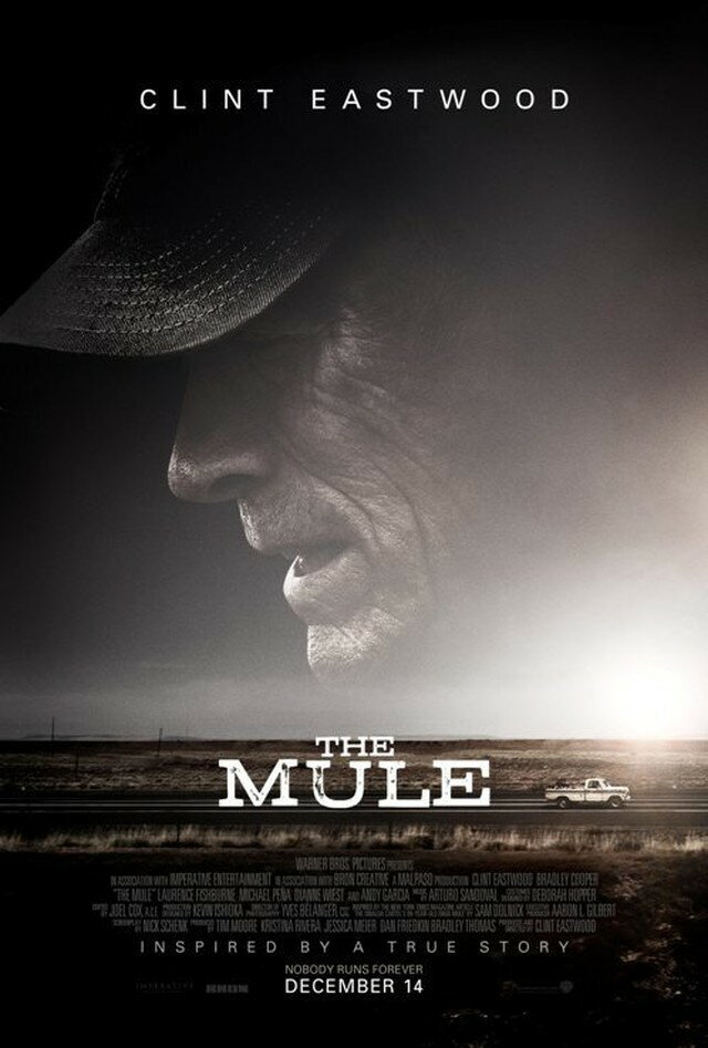 輸入 小ポスター 運び屋 The Mule クリントイーストウッド 米国版 約43x28cm