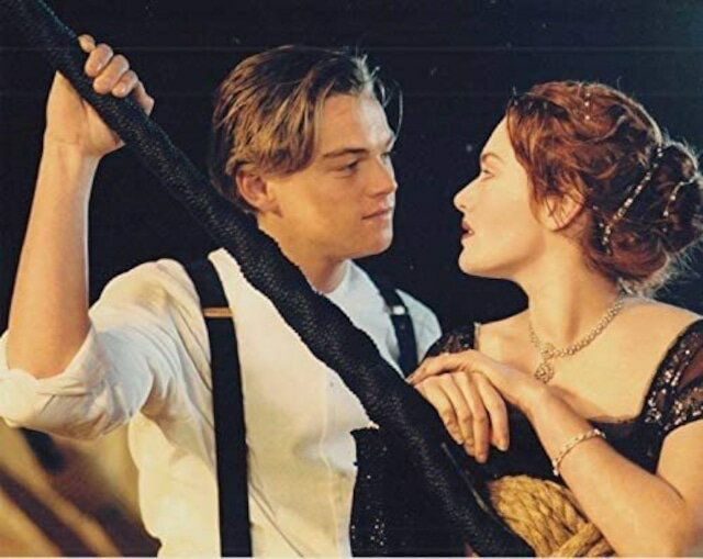 タイタニック ディカプリオ ウィンスレット Titanic 映画 写真 輸入品 8x10インチサイズ 約20.3x25.4cm