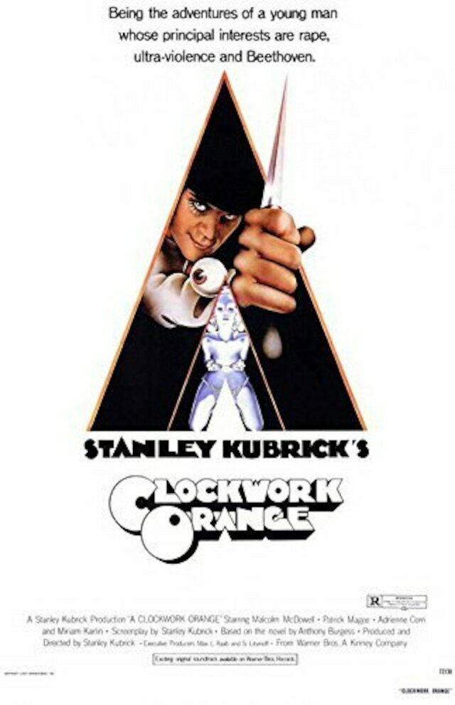 輸入 小ポスター 米国版 時計じかけのオレンジ スタンリーキューブリック監督 A Clockwork Orange 約43x28cm