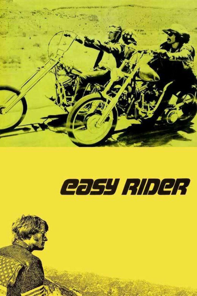 輸入 小ポスター 米国版 イージーライダー Easy Rider ピーターフォーク デニスホッパー 約43x28cm.