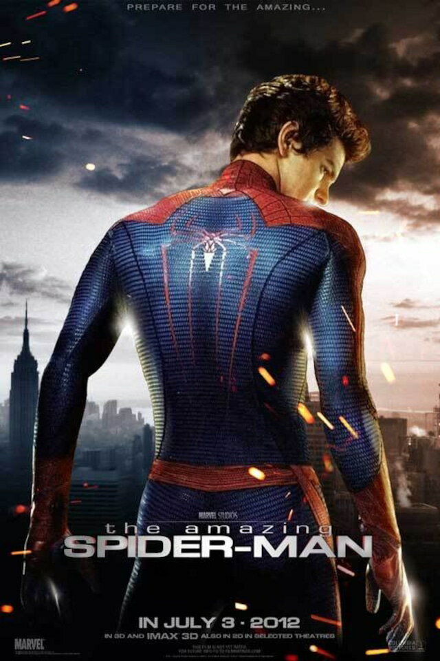 輸入 小ポスター 米国版 アメイジングスパイダーマン アンドリューガーフィールド The Amazing Spider-Man 約43x28cm.