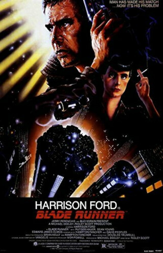 輸入 小ポスター 米国版 ブレードランナー ハリソンフォード Blade Runner 直輸入 約43x28cm