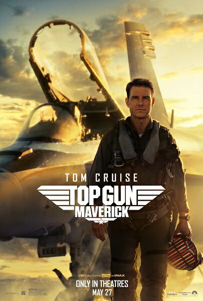 輸入 小ポスター 米国版 トップガン マーヴェリック Top Gun Maverick トムクルーズ 約43x28cm.