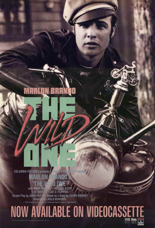 (輸入時に角折れあり) 小ポスター 米国版 乱暴者 The Wild One マーロンブランド 約43x28cm ご了承の上、ご購入ください。