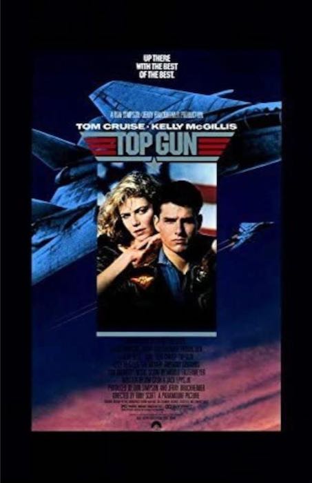 (輸入時に角折れあり) 輸入 小ポスター 米国版 トップガン トムクルーズ Top Gun 約43x28cm ご了承の上、ご購入ください。