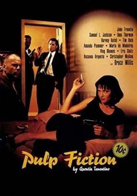 (輸入時に角折れあり) 輸入 小ポスター 米国版 パルプフィクション Pulp Fiction 約43x28cm ご了承の上、ご購入ください。.