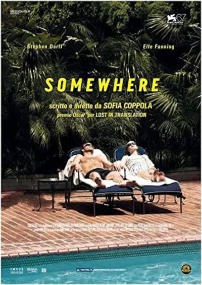 輸入 小ポスター 米国版「SOMEWHERE」ソフィアコッポラ監督 エルファニング、6120 約43x28cm