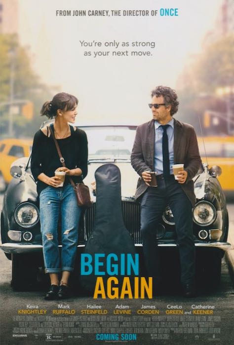 輸入 小型ポスター写真 はじまりのうた キーラナイトレイ マークラファロ Begin Again Mark Ruffalo Keira Knightley 約43.5x28cm