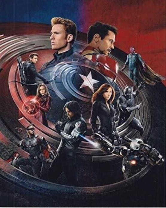 ^ʐ^(35.5x28cm) VrEH[/LveAJ NXG@X Captain America: Civil War Ai ʐ^