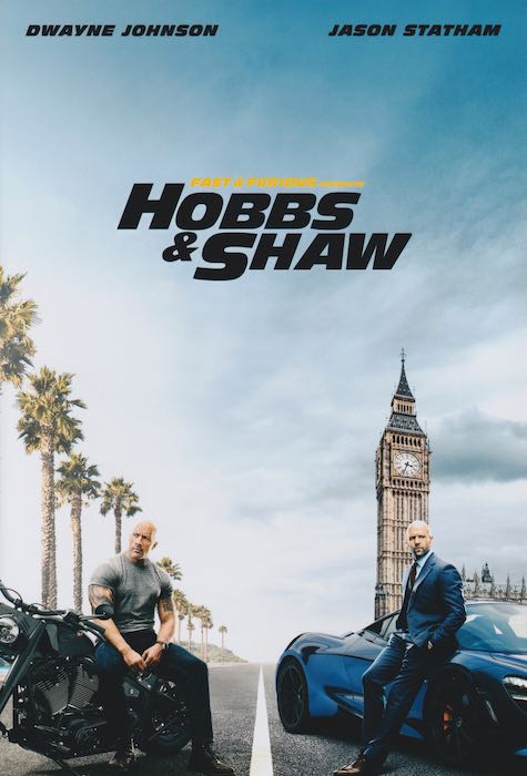 (ほぼA4サイズ) 米国版 ワイルドスピード/スーパーコンボ Fast & Furious Presents: Hobbs & Shaw ジェイソンステイサム Jason Statham 約20.3x30.5cm.