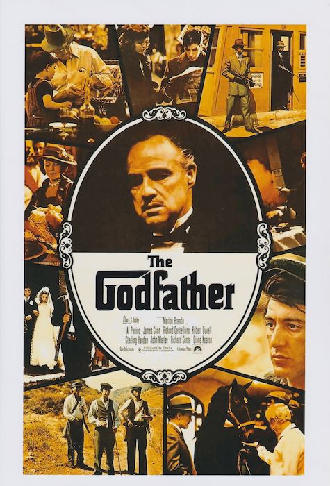 قA4TCY ~j|X^[ʐ^ č Sbht@[U[ The Godfather 30.4x20.2cm