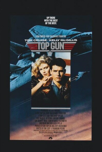 ほぼA4サイズ ミニポスター写真 米国版　トップガン　トムクルーズ　Top Gun　Tom Cruise 約20.3x30.5cm
