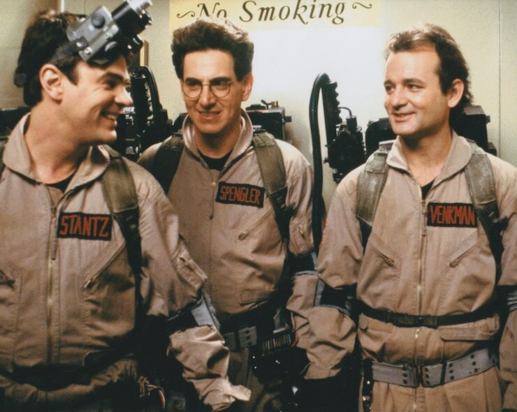 ゴーストバスターズ エイクロイド ビルマーレイら、Ghostbusters Bill Murray Dan Aykroy 映画 写真 輸..