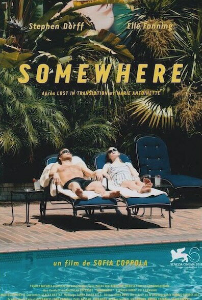 輸入 小ポスター 米国版「SOMEWHERE」ソフィアコッポラ監督 エルファニング、6120 約43x28cm