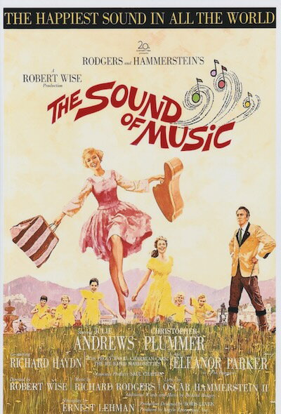 ほぼA4サイズ ミニポスター写真 米国版 サウンドオブミュージック Sound of music ジュリーアンドリュ..