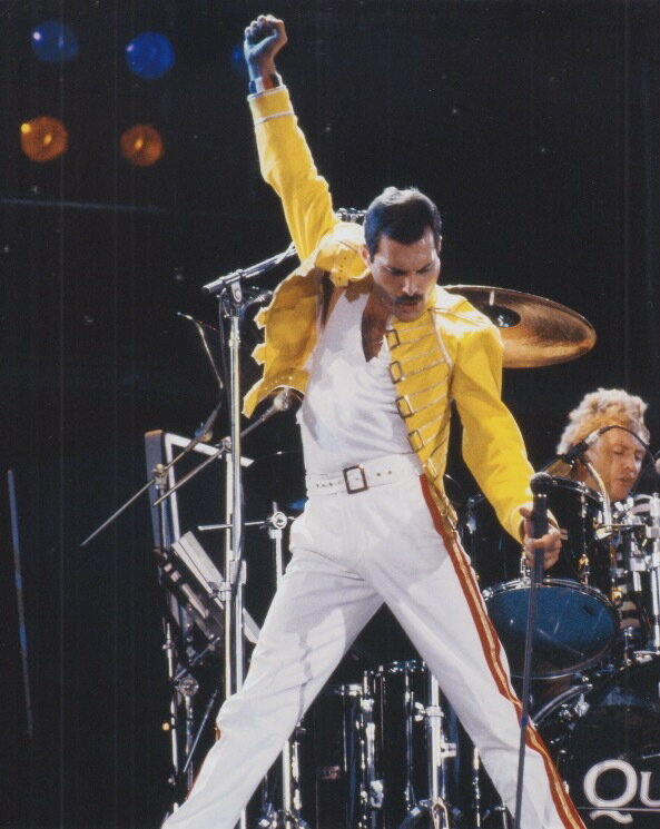 バンド クイーン フレディマーキュリー Queen Freddie Mercury 映画 写真 輸入品 8x10インチサイズ 約20.3x25.4cm