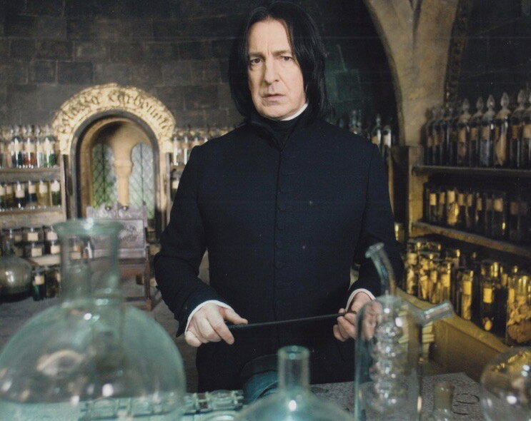 大型写真(約35.5x28cm) ハリーポッター アランリックマン Alan Rickman 輸入品 写真.