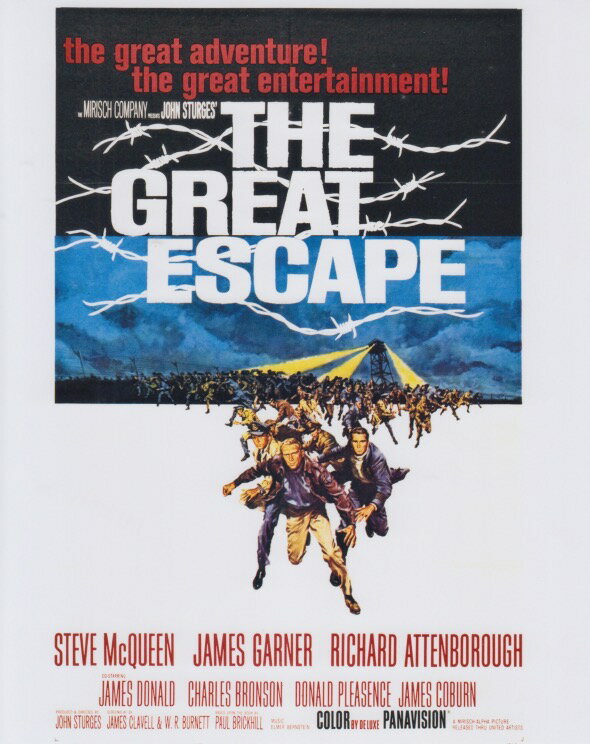 大脱走 マックイーン The Great Escape Steve McQueen 映画 写真 輸入品 8x10インチサイズ 約20.3x25.4cm.