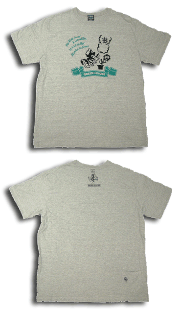 THE KING OF GAMES【G&W Green House-Tシャツ（GY）】任天堂　レトロ　ファミコン　お洒落　ファッション　かっこいい　カセット　ラベル　ゲーム　懐かしい オフィシャル　80年代　京都 レディース　カットソー