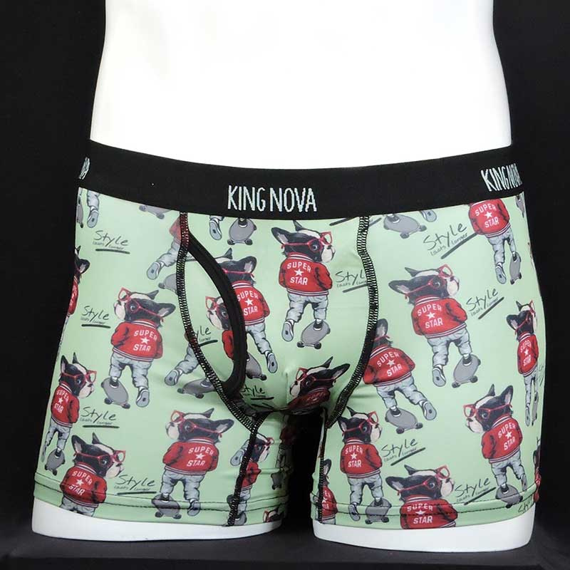 キングノバ　メンズボクサー　パンツ　メンズパンツ　パグ　ボクサーパンツ可愛い　いい履き心地　ギフト用 ...