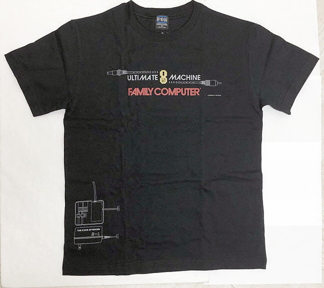 ファミコン展開図Tシャツ BLACK【THE KING OF GAMES】S・M2サイズ 任天堂 レトロ ファミコン お洒落 ファッション かっこいい カセット ラベル ゲーム 懐かしい オフィシャル 80年代 カットソ…