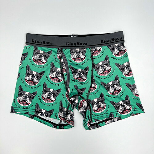 ☆新柄入荷☆　前開き ボクサーパンツ【フレンチブル・3サイズ】M・L・LLメンズ ボク...