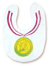 【BABスタイ・ビブ（メダル）】よだれかけ　デザイン　かわいい　ギフト　プレゼント　グッズ　出産祝い　インスタ　アイテム　プリント　赤ちゃん　BABY　コットン100%　オリンピック