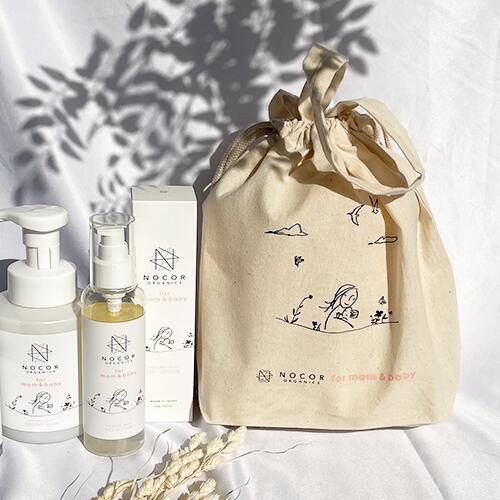 mom&babyオリジナル巾着袋