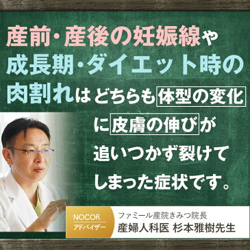 《本気ケアセット！産後の妊娠線や頑固な肉割れに》NOCOR ノコア 浸透ケアセット（アフターボディトリートメントクリーム150g＆ヒートブースターボディマッサージ VCオイル100ml）【肉割れ 妊娠線 ストレッチマーク クリーム ボディクリーム マッサージオイル ボディオイル】