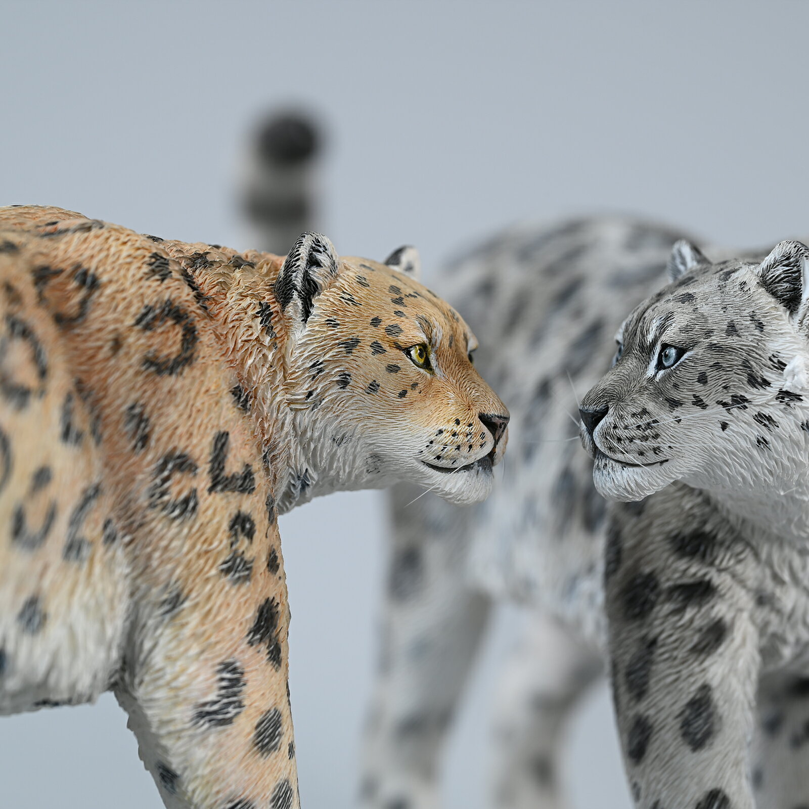 JXK Studio JXK228 ユキヒョウ フィギュア リアル 動物 置物 超リアル 手作り インテリア オブジェ ギフト