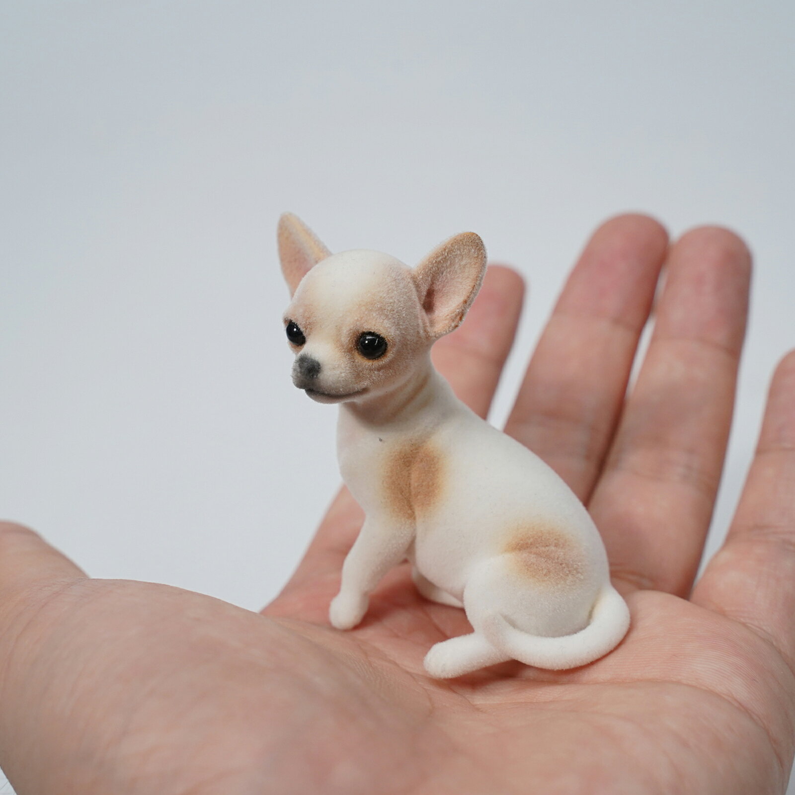 JXK2034 JXK Studio イヌフィギュア チワワ 置物 犬好き ペット 動物好き 超リアル 精緻な手造り 萌えグッズ アクセサリ プラモデル 模型 彫刻 インテリア ギフト プレゼント オブジェ 置物 mozokufigure-10000013 莫属フィギュア サンプル画像2