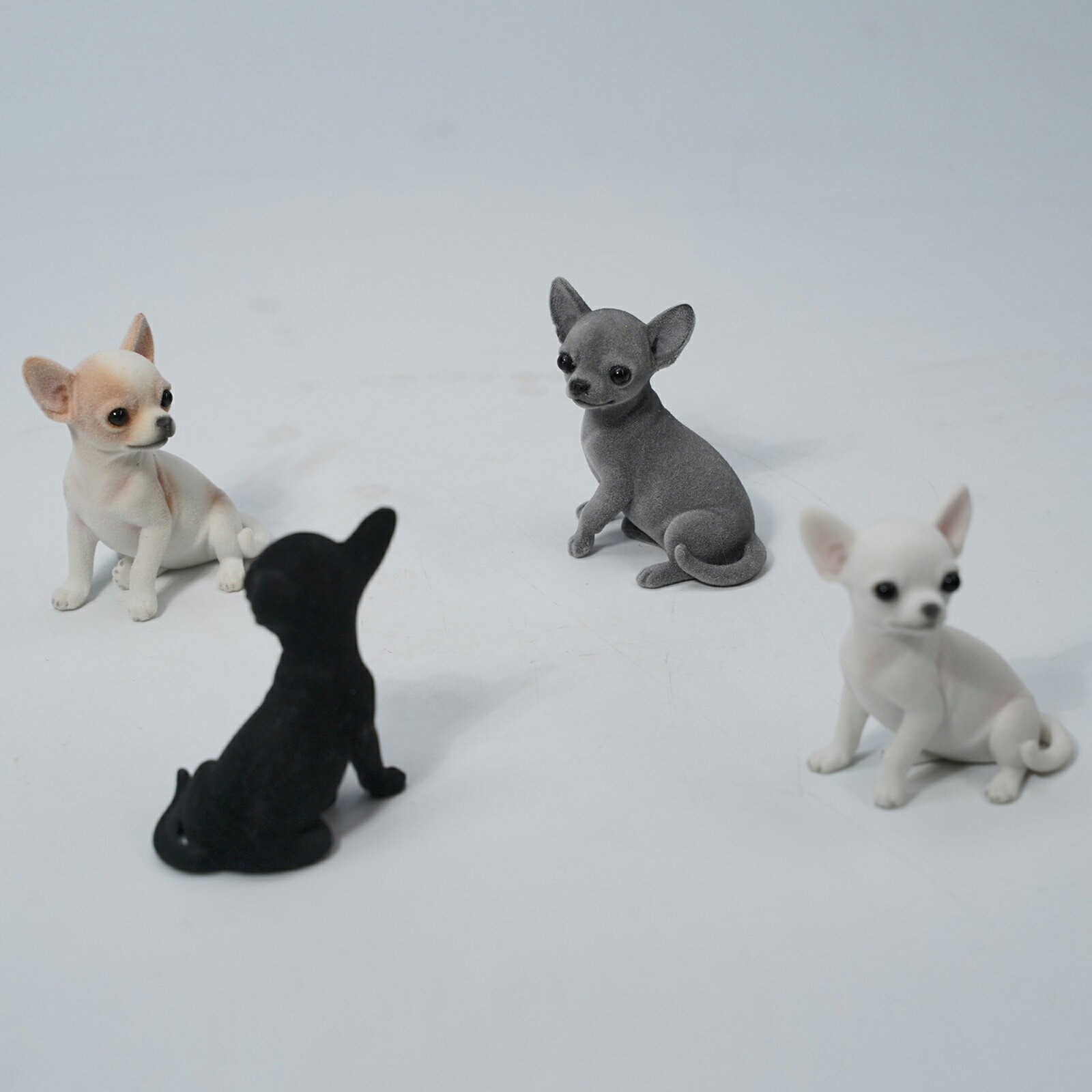JXK2034 JXK Studio イヌフィギュア チワワ 置物 犬好き ペット 動物好き 超リアル 精緻な手造り 萌えグッズ アクセサリ プラモデル 模型 彫刻 インテリア ギフト プレゼント オブジェ 置物 mozokufigure-10000013 莫属フィギュア サンプル画像3