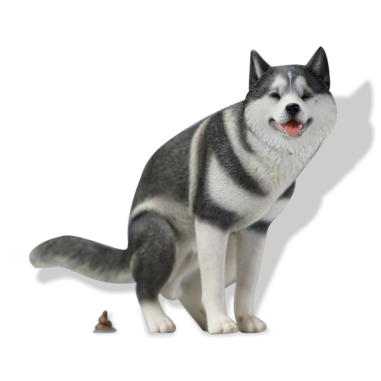 商品情報サイズ18×5.5×12cm重量345g（工場の実出荷を基準とする）素材樹脂内容ハスキー・スクワット×1，うんこ×1JXK 110 ハスキー・ウンコする姿 JXK直営店 5