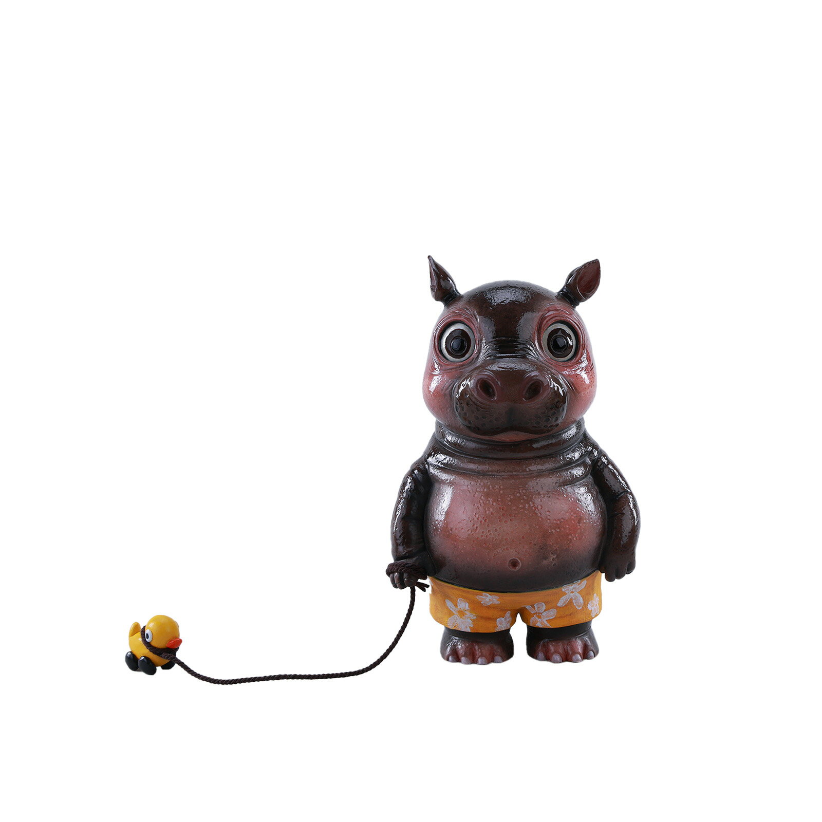 Rakuten - 動物フィギュア 模型 飾り リアル 癒し 置物 ペット インテリア自然 好き ペット 動物好き 超リアル 精緻な手造り 萌えグッズ アクセサリ プラモデル 模型 彫刻インテリア ギフト プレゼント オブジェJXK最新作　「夏のカバ」JXK281